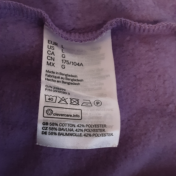 Purple Long Sleeve Dress - Picture 4 of 4